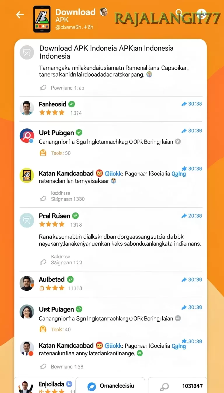 Pratinjau antarmuka rajalangit77 — aplikasi APK resmi Android v2.5.6